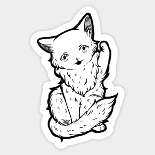 Kitty Final Boss Illustration Sticker